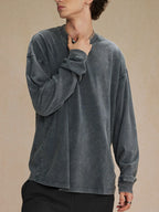 Men's Drop Shoulder Long Sleeve T-Shirt | T-Shirts T-Shirt from PHUNKYN