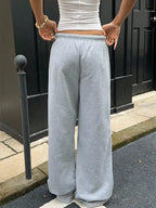 Wide Leg Sweatpants with Drawstring | Sweatpants Sweatpants from PHUNKYN