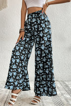 Floral Pocket Culottes | Trousers Wide Leg Pants from PHUNKYN