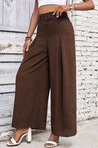 High Waisted Wide Leg Pants | Trousers Wide Leg Pants from PHUNKYN