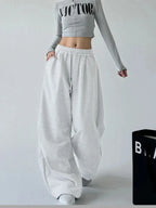 Oversized Wide Leg Drawstring Pants | Trousers Oversized Wide Leg Pants from PHUNKYN
