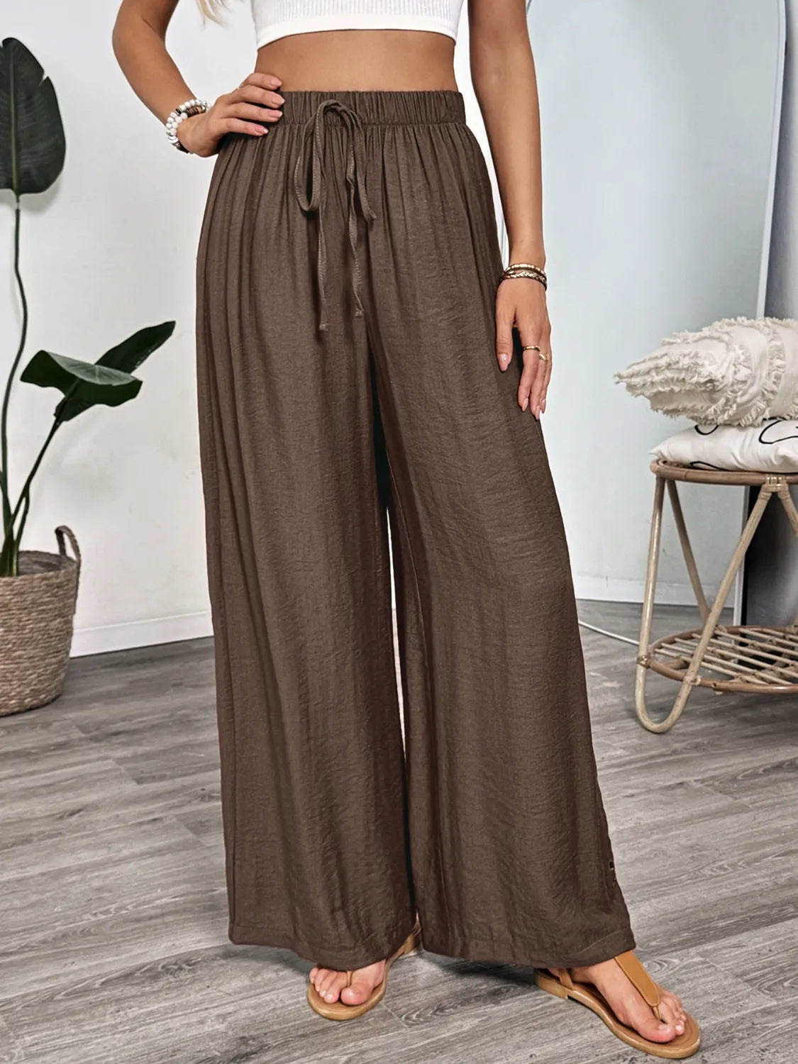 Casual Wide Leg Pants | Trousers Wide Leg Pants from PHUNKYN