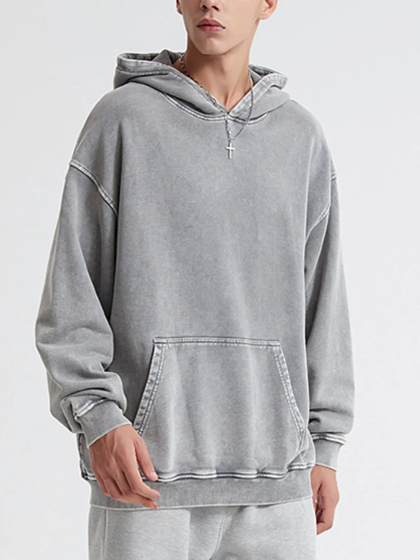 Men's Kangaroo Pocket Long Sleeve Hoodie | Hoodies Hoodie from PHUNKYN