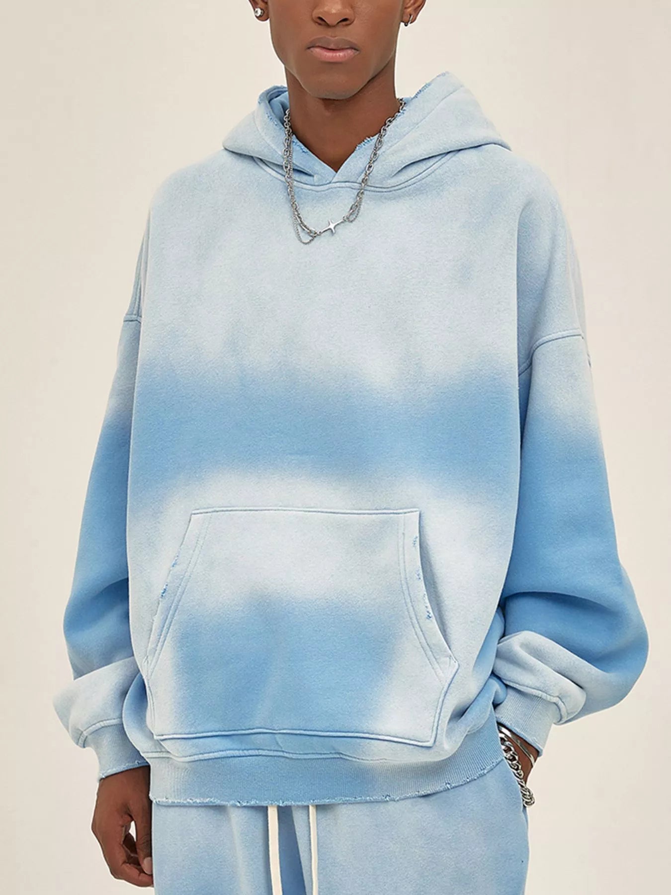 Men's Dropped Shoulder Long Sleeve Hoodie | Hoodies Hoodie from PHUNKYN