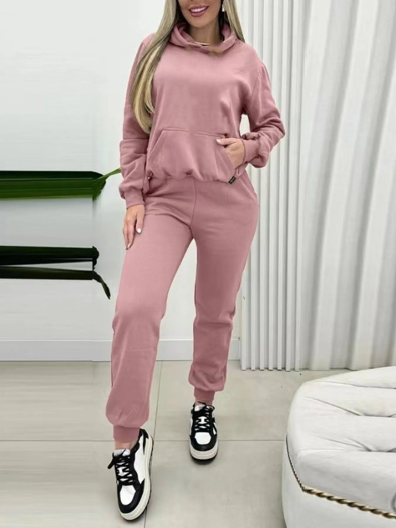 Long Sleeve Hoodie and Joggers Set | Outfit Sets Top and Pants Set from PHUNKYN