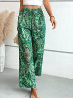 Printed Wide Leg Pants | Trousers Trousers from PHUNKYN