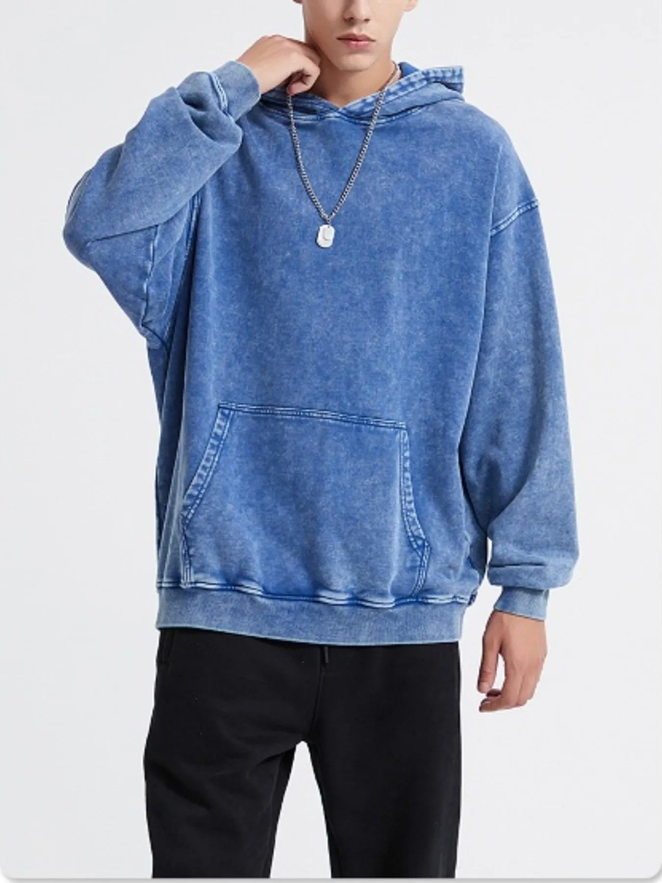 Men's Kangaroo Pocket Long Sleeve Hoodie | Hoodies Hoodie from PHUNKYN