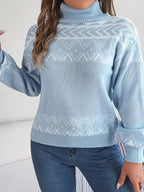 Turtleneck Dropped Shoulder Sweater | Sweaters Sweater from PHUNKYN