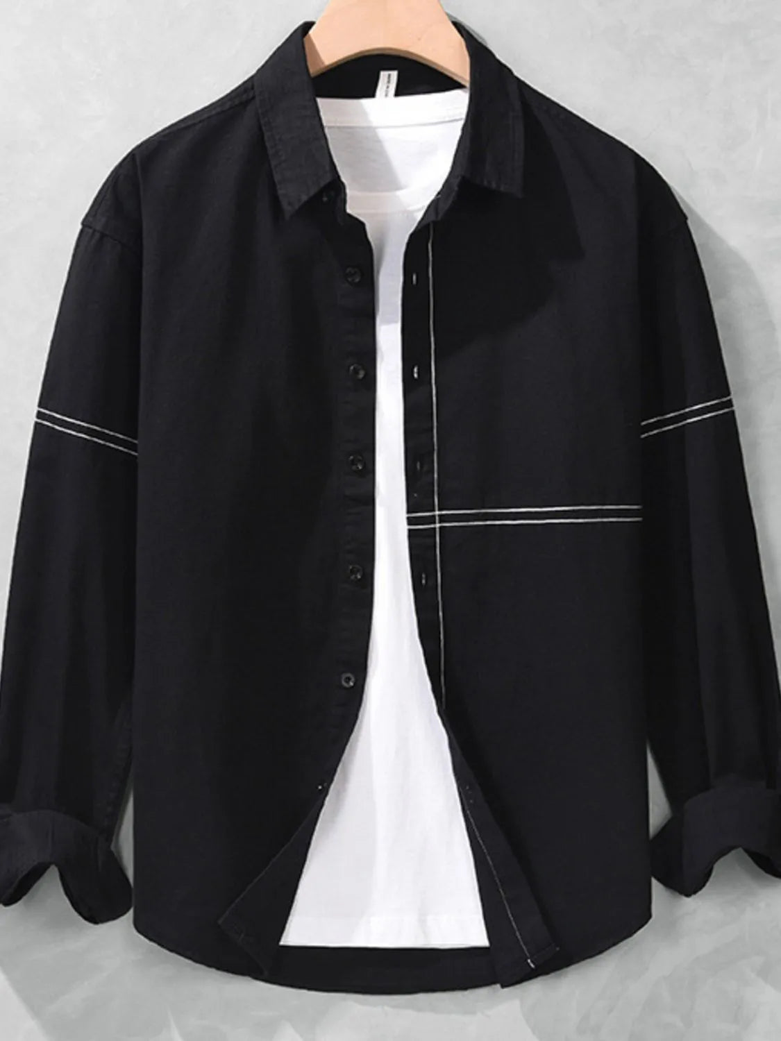 Men's Button Up Long Sleeve Shirt | Shirts Shirts from PHUNKYN