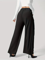 Wide Leg Pants with Pockets | Trousers Wide Leg Pants from PHUNKYN