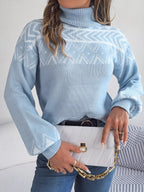 Turtleneck Dropped Shoulder Sweater | Sweaters Sweater from PHUNKYN