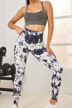 Tie-Dye High Waist Active Leggings | Leggings Leggings from PHUNKYN