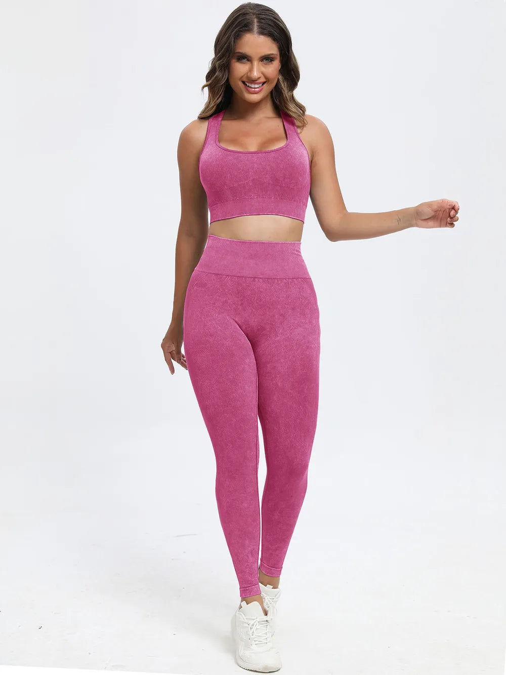 Scoop Neck Wide Strap Top and Pants Active Set | Outfit Sets Top and Pants from PHUNKYN