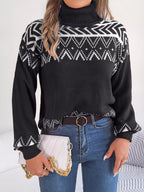 Turtleneck Dropped Shoulder Sweater | Sweaters Sweater from PHUNKYN