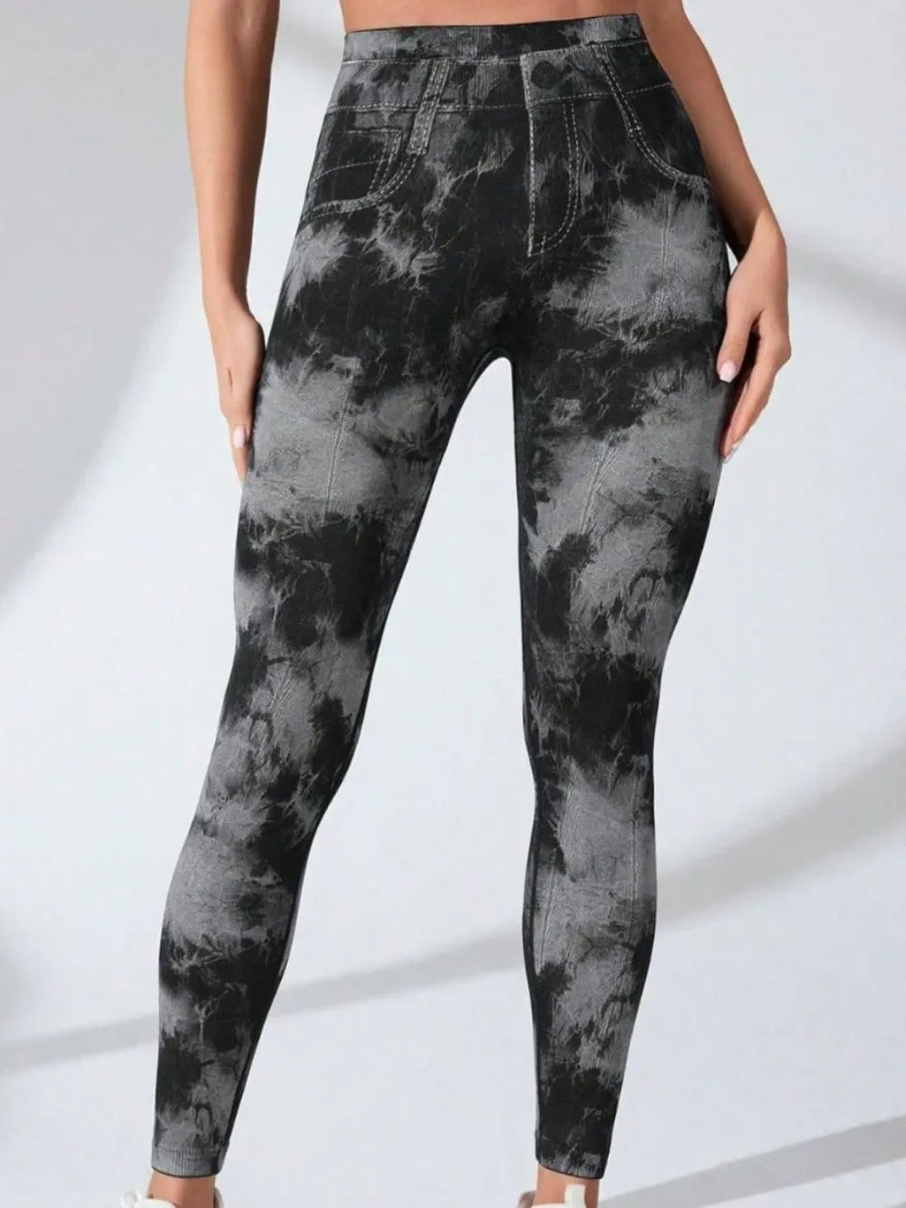 Tie-Dye High Waist Active Leggings | Leggings Leggings from PHUNKYN