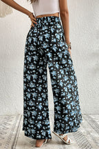 Floral Pocket Culottes | Trousers Wide Leg Pants from PHUNKYN