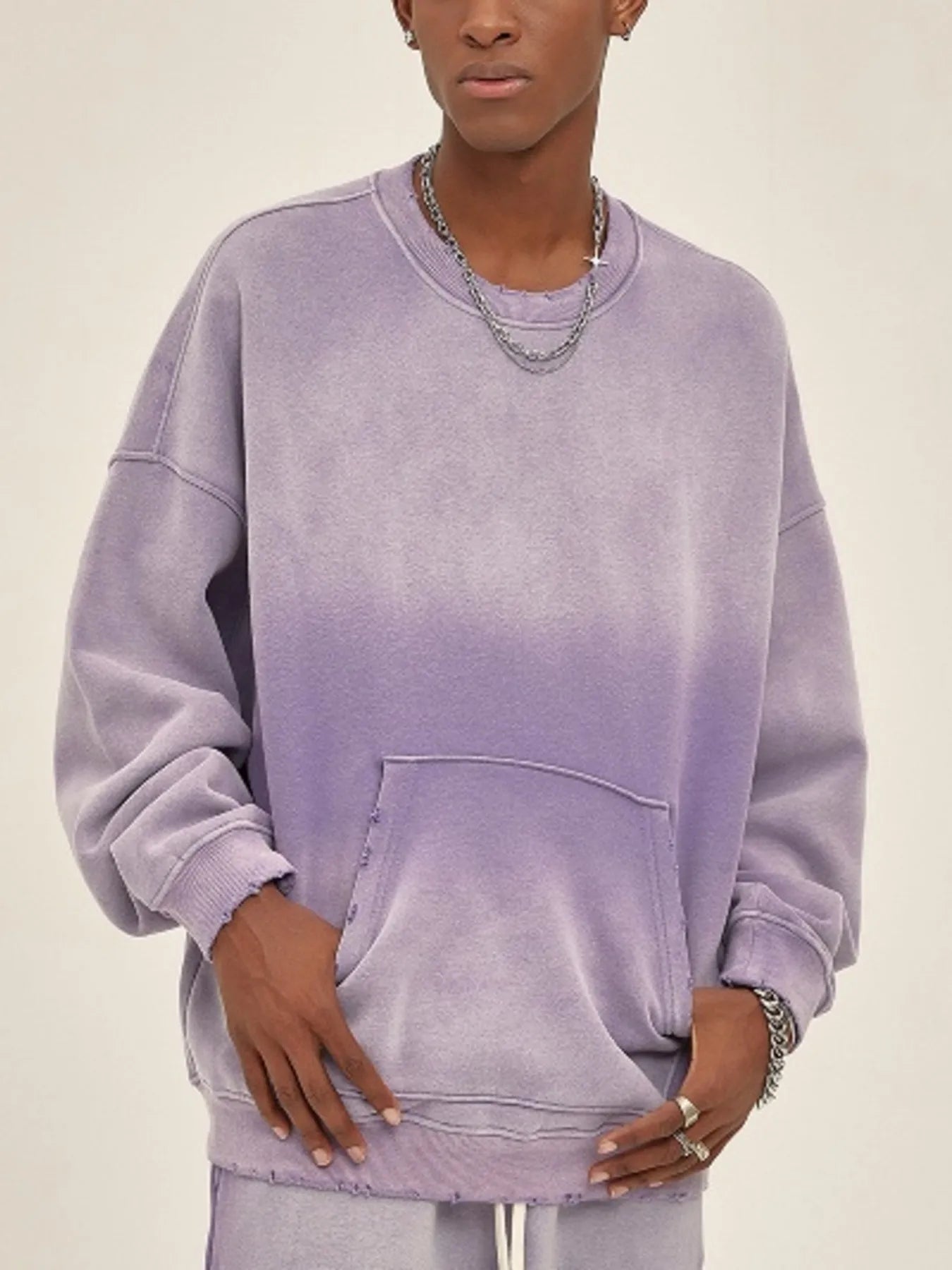 Men's Gradient Dropped Shoulder Sweatshirt | Sweatshirts Sweatshirt from PHUNKYN