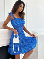 Polka Dot Square Neck Mini Cami Dress | Dresses Cami Dress from PHUNKYN