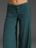 Wide Leg Pants with Pockets | Trousers Pants from PHUNKYN