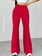 High Waisted Flare Pants | Trousers Flare Pants from PHUNKYN
