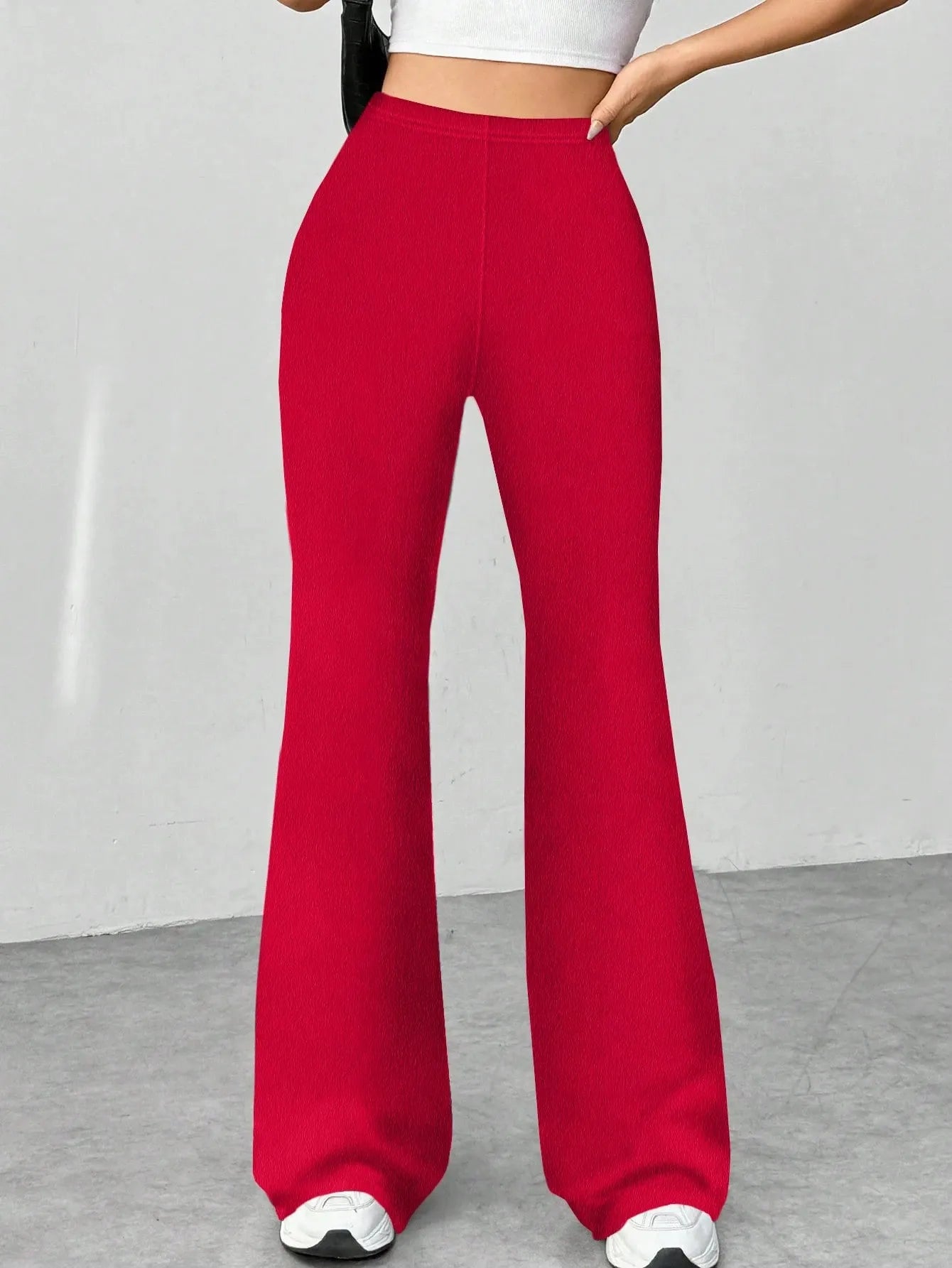 High Waisted Flare Pants | Trousers Flare Pants from PHUNKYN