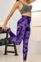 Tie-Dye High Waist Active Leggings | Leggings Leggings from PHUNKYN