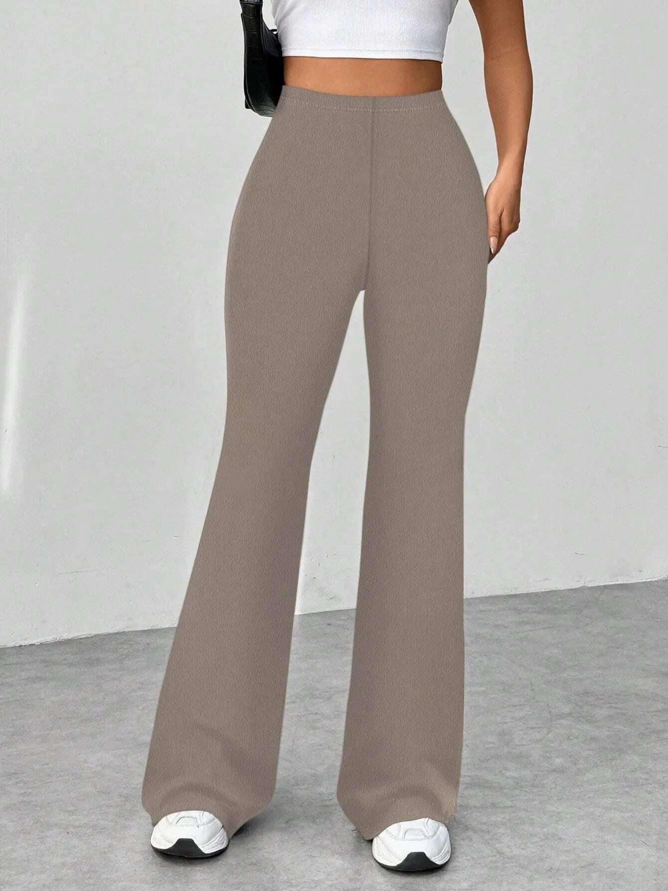 High Waisted Flare Pants | Trousers Flare Pants from PHUNKYN