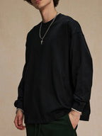 Men's Oversized Long Sleeve T-Shirt | T-Shirts T-Shirt from PHUNKYN