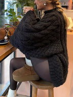 Cable Knit Round Neck Sweater | Sweaters Sweater from PHUNKYN