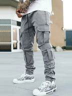 Men's Drawstring Pants with Cargo Pockets | Cargo Pants Cargo Pants from PHUNKYN