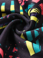 Printed Wide Waistband Active Leggings with Stirrups | Leggings Leggings from PHUNKYN