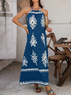 Devine Grecian Neck Printed Maxi Dress | Dresses Maxi Dress from PHUNKYN
