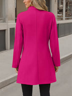 Button Up Long Sleeve Coat | Overcoats Coat from PHUNKYN