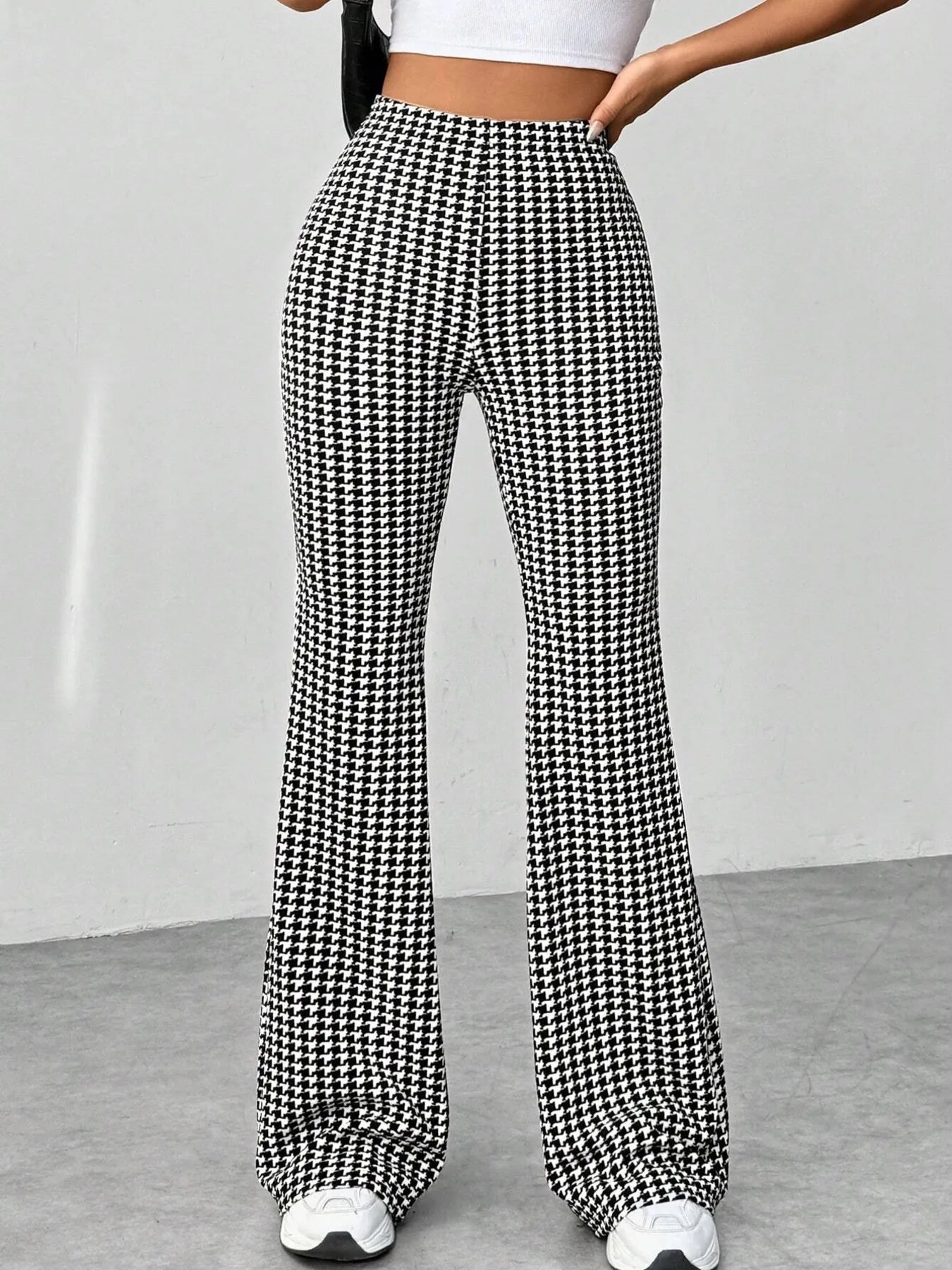 High Waisted Flare Pants | Trousers Flare Pants from PHUNKYN