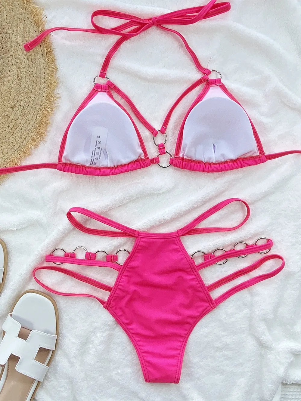 Cutout Halter Neck Two-Piece Bikini Set | Classic Bikinis Bikini from PHUNKYN