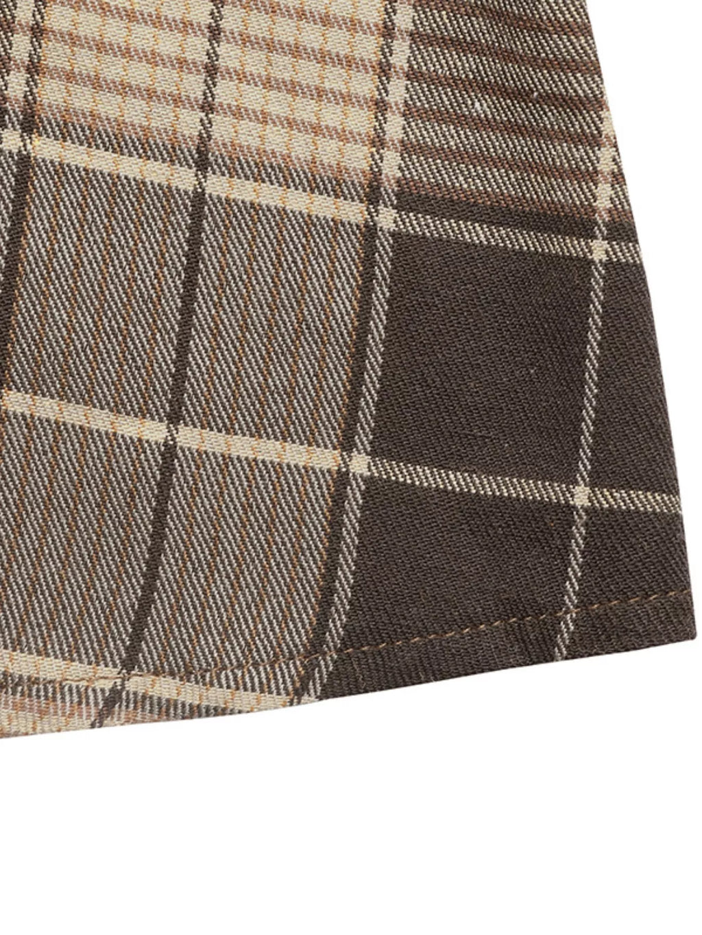 Plaid Button Up Long Sleeve Shirt Dress | Dresses Shirt Dress from PHUNKYN