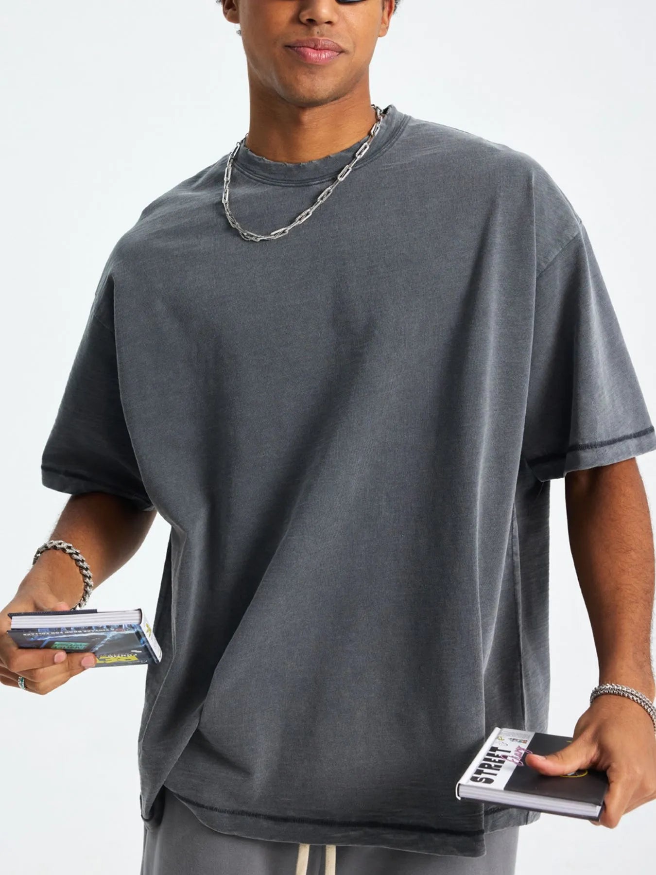 Men's Round Neck Short Sleeve T-Shirt | T-Shirts T-Shirt from PHUNKYN