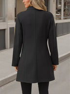 Button Up Long Sleeve Coat | Overcoats Coat from PHUNKYN