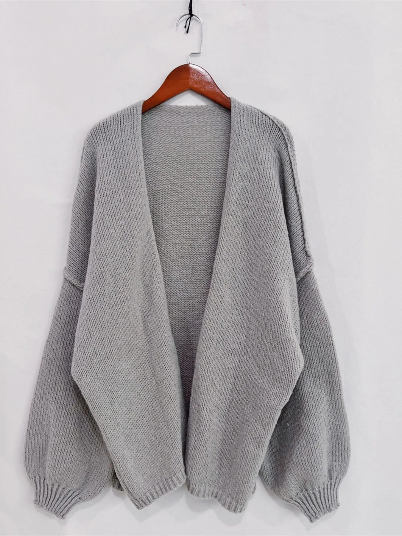 Open Front Dropped Shoulder Cardigan | Cardigans Cardigan from PHUNKYN