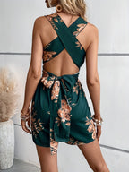 Crisscross Back Printed Romper | One-Pieces Romper from PHUNKYN