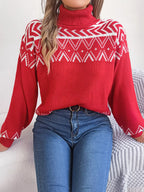 Turtleneck Dropped Shoulder Sweater | Sweaters Sweater from PHUNKYN