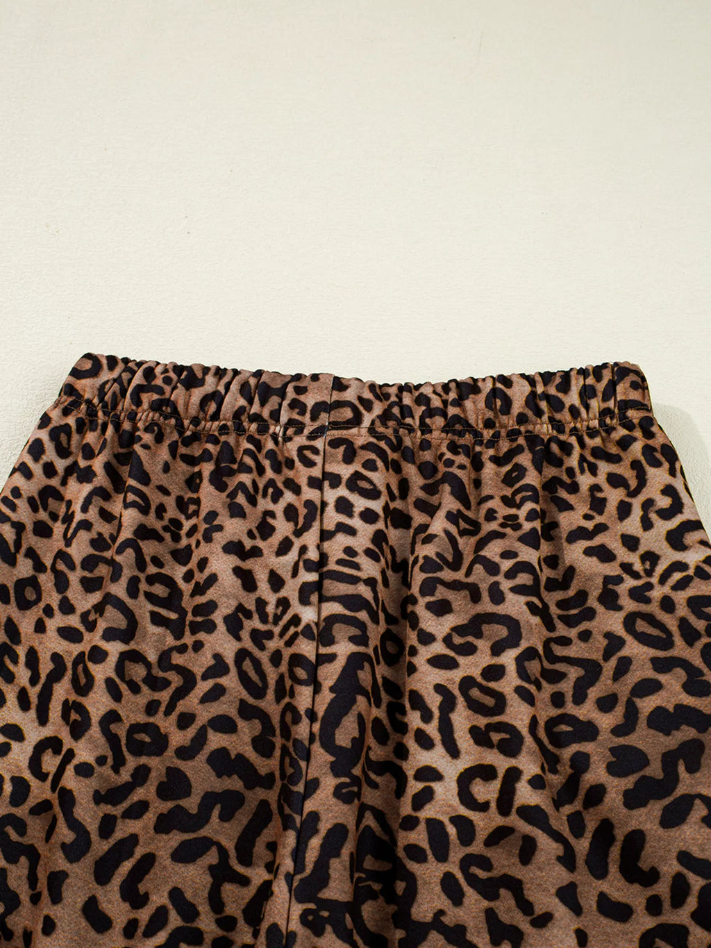 Leopard Print Contrast Trim Long Sleeve Top and Pants Set | Outfit Sets Top and Pants Set from PHUNKYN