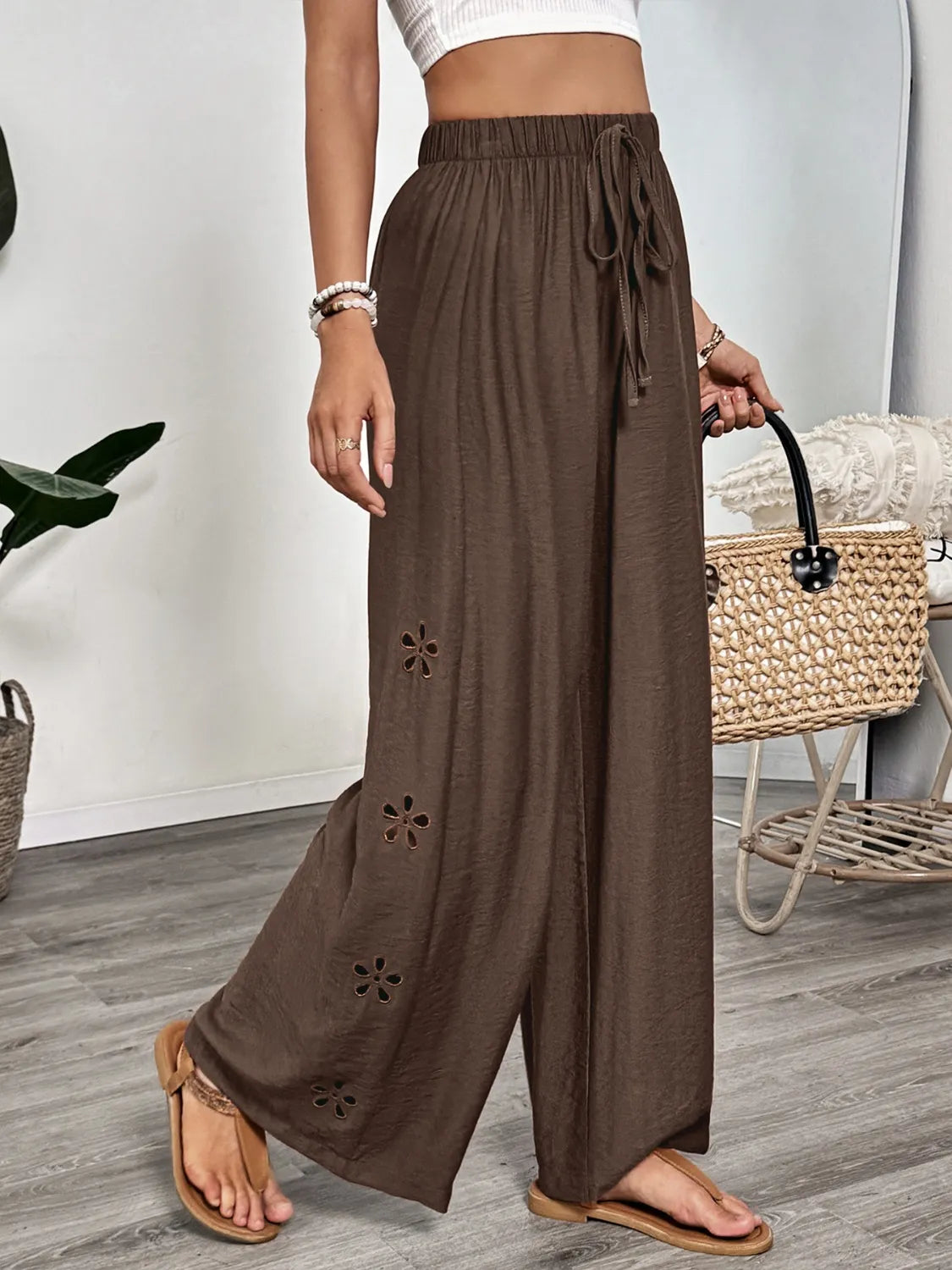 Casual Wide Leg Pants | Trousers Wide Leg Pants from PHUNKYN