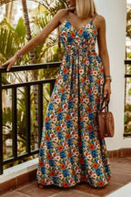 Printed Spaghetti Strap Maxi Dress | Dresses Maxi Dress from PHUNKYN