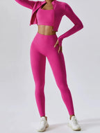 Bra Outerwear and Leggings 3-Piece Active Set | Activewear Activewear Set from PHUNKYN