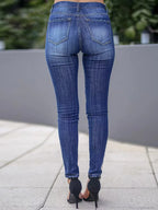 Skinny Fit Washed Jeans | Jeans Skinny Jeans from PHUNKYN