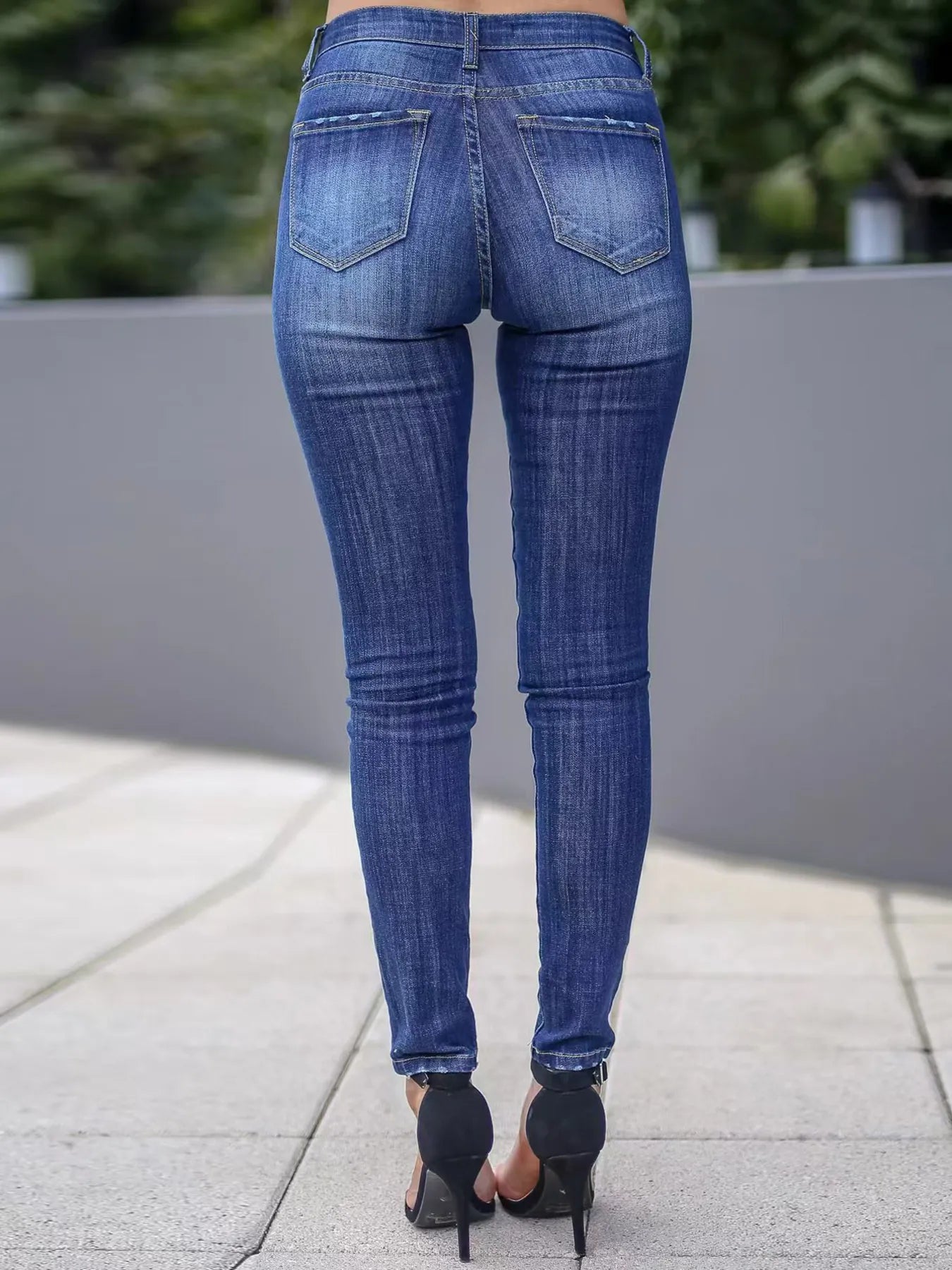 Skinny Fit Washed Jeans | Jeans Skinny Jeans from PHUNKYN