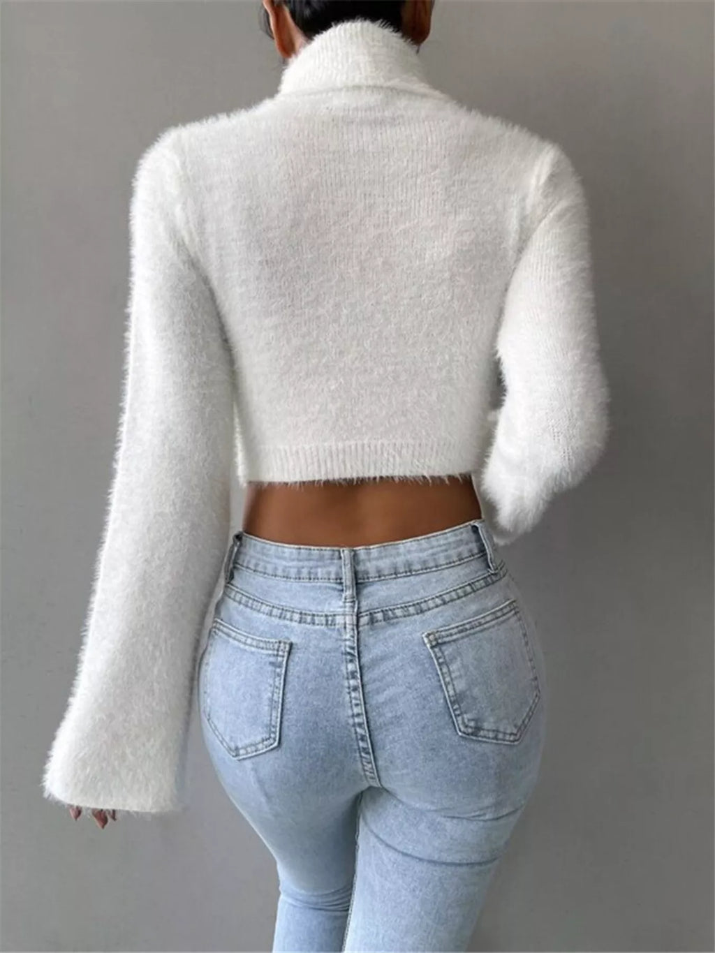 Turtleneck Flare Sleeve Sweater | Sweaters Sweater from PHUNKYN