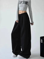 Oversized Wide Leg Drawstring Pants | Trousers Oversized Wide Leg Pants from PHUNKYN