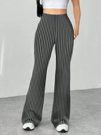 High Waisted Flare Pants | Trousers Flare Pants from PHUNKYN